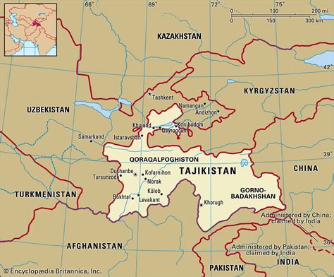 what is the area of tajikistan